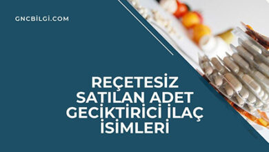 Recetesiz Satilan Adet Geciktirici Ilac Isimleri