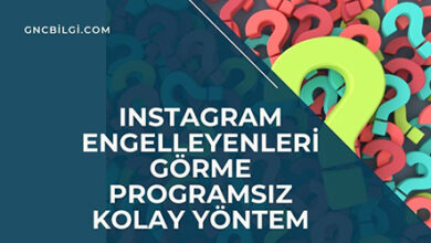 Instagram Engelleyenleri Gorme Programsiz