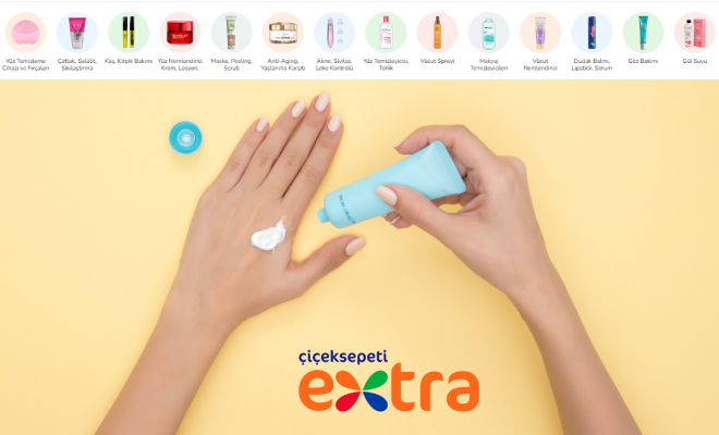 kozmetik ciceksepeti extra