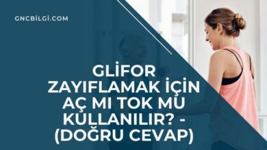 Glifor Zayiflamak Icin Ac mi Tok mu