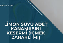 Limon Suyu Adet Kanamasini Kesermi