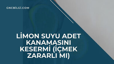 Limon Suyu Adet Kanamasini Kesermi