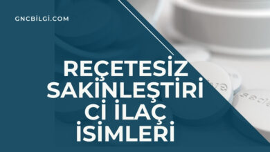 Recetesiz Sakinlestirici Ilac Isimleri