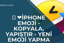 iPhone Emoji Kopyala Yapistir