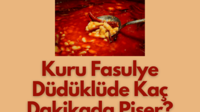 Kuru Fasulye Duduklude Kac Dakikada Piser