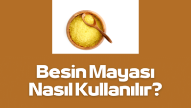 Besin Mayasi Nasil Kullanilir