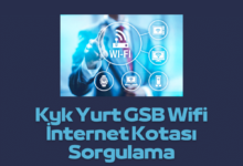 Kyk Yurt GSB Wifi Internet Kotasi Sorgulama