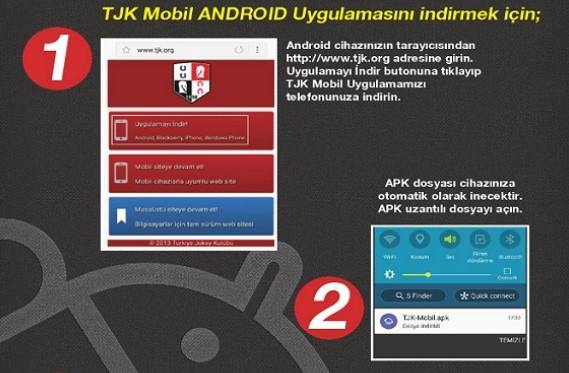 TJK Mobil Android Uygulamasini Indir