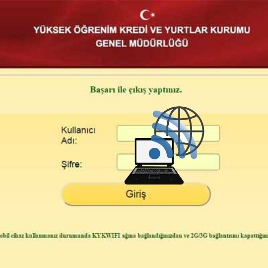 KYK Wifi Baglanma Sorunu Cozumu