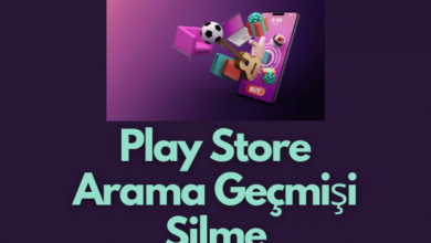 Play Store Arama Gecmisi Silme