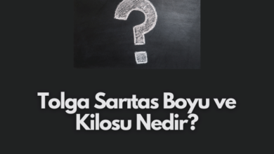 Tolga Saritas Boyu ve Kilosu