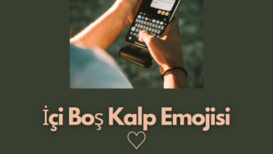 Ici Bos Kalp Emojisi