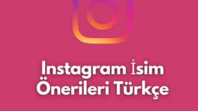 Instagram Isim Onerileri Turkce