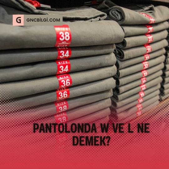 Kot Pantolon Beden Tablosu