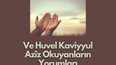 Ve Huvel Kaviyyul Aziz Okuyanlarin Yorumlari