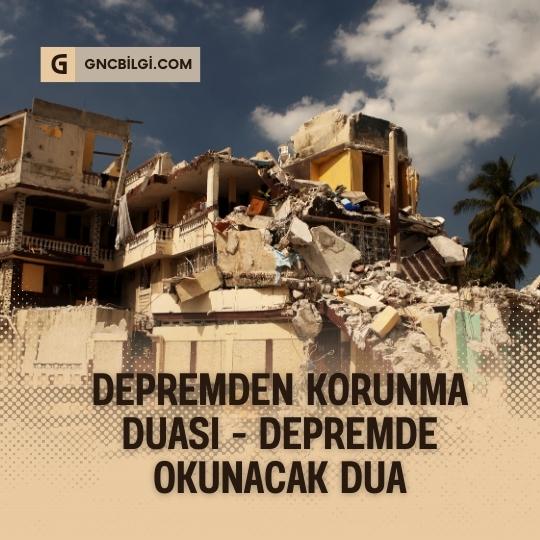 Depremde Okunacak Dua 1