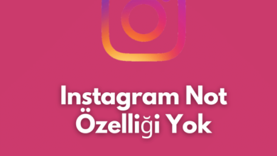 Instagram Not Ozelligi Yok