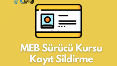 MEB Surucu Kursu Kayit Sildirme