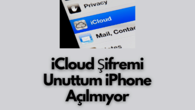 iCloud Şifremi Unuttum iPhone Açılmıyor