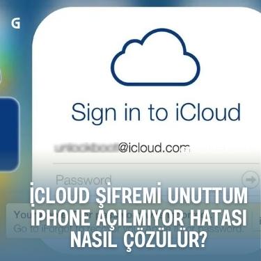 iCloud Sifremi Unuttum iPhone Kilitli Kaliyor