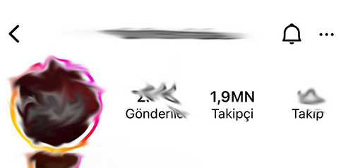 Gizli bir hesabi takip etmek