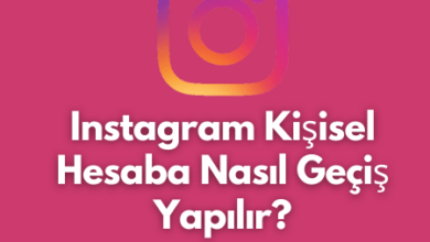 Instagram Kişisel Hesaba Nasıl Geçiş Yapılır