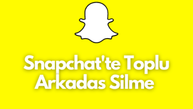 Snapchat'te Toplu Arkadaş Silme