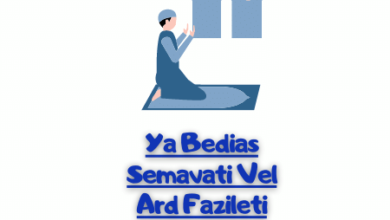 Ya Bedias Semavati Vel Ard Fazileti
