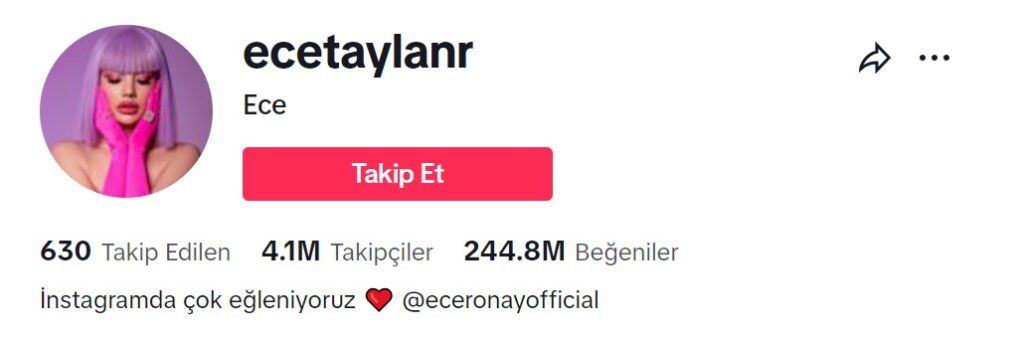 Ece Ronay Tiktok