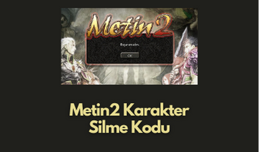 Metin2 Karakter Silme Kodu