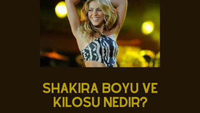 Shakira Boyu ve Kilosu