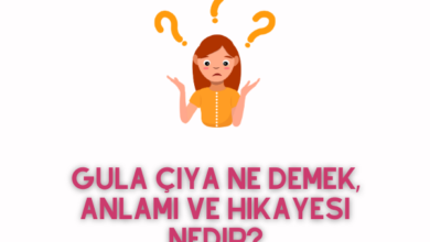 Gula Çiya Ne Demek Anlamı