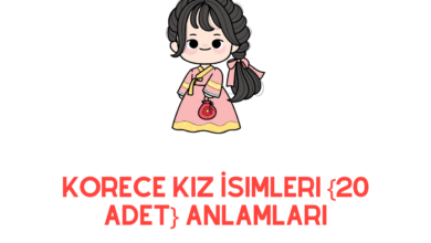 Korece Kız İsimleri