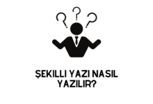 Şekilli Yazı Nasıl Yazılır