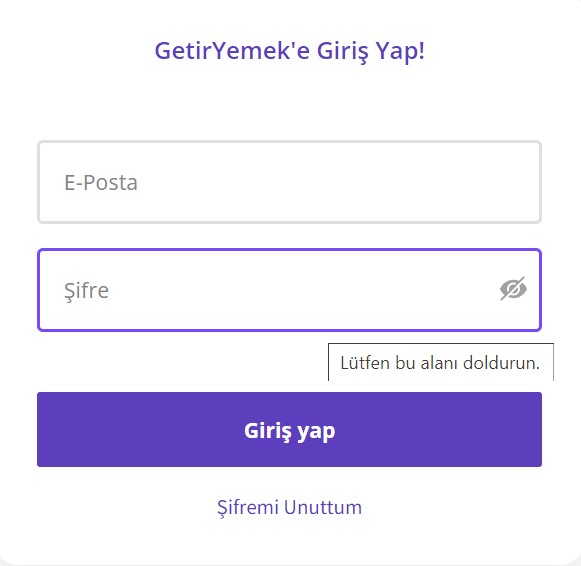 Getir Restoran Girisi Nasil Yapilir