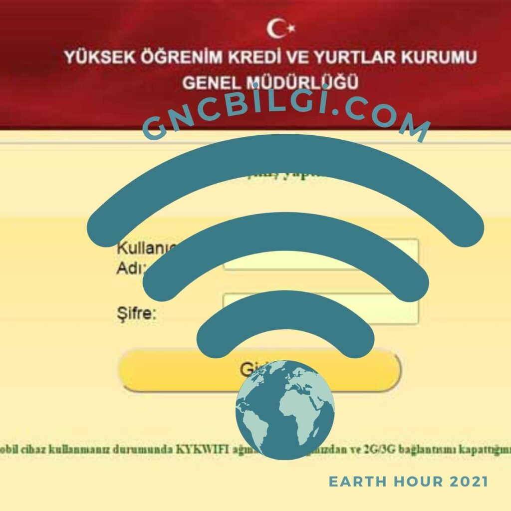 KYK Wifiye Nasil Baglanilir