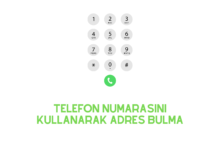 Telefon Numarasını Kullanarak Adres Bulma