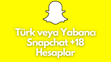 Türk veya Yabancı Snapchat +18 Hesaplar