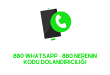 880 Nerenin Kodu Dolandırıcılığı