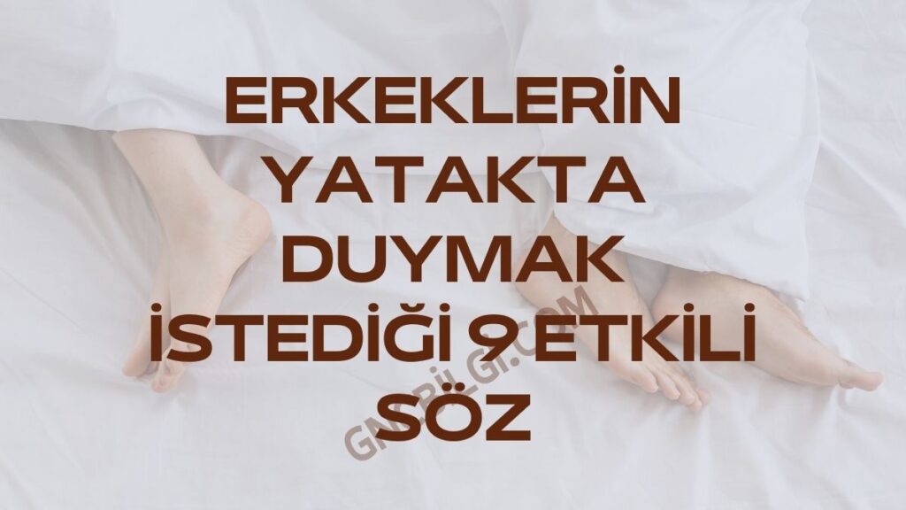 Erkeklerin Yatakta Duymak Istedigi