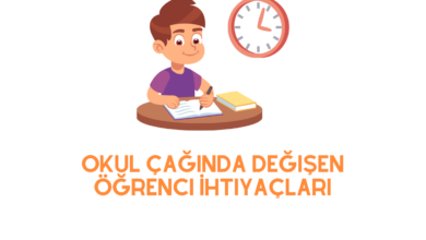 Okul Çağında Değişen Öğrenci İhtiyaçları