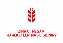 Ziraat Hesap Hareketleri Nasil Silinir