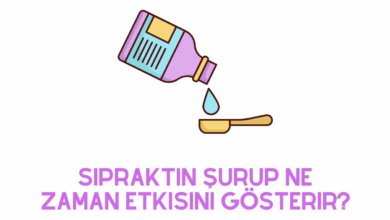 Sipraktin surup etkisini ne Zaman gosterir