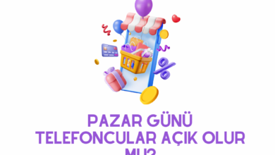 Pazar Gunu Telefoncular Acik Olur mu