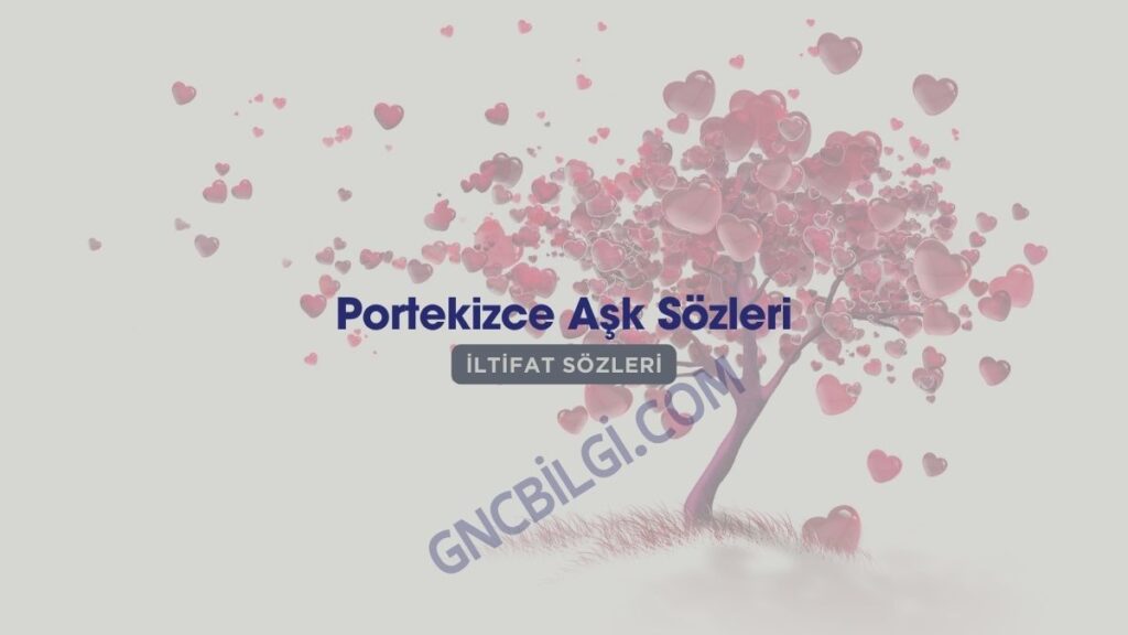 Portekizce Ask Sozleri En iyileri