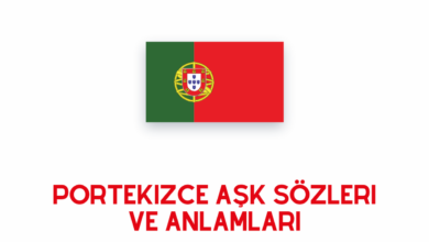 Portekizce Ask Sozleri ve Anlamlari