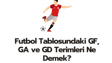 Futbol Tablosundaki GF, GA ve GD Terimleri Ne Demek