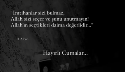 Etkili Cuma Mesajlari