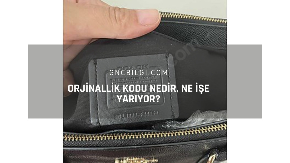 Orjinallik Kodu