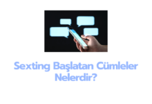 Sexting Baslatan Cumleler